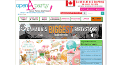 Desktop Screenshot of openaparty.com